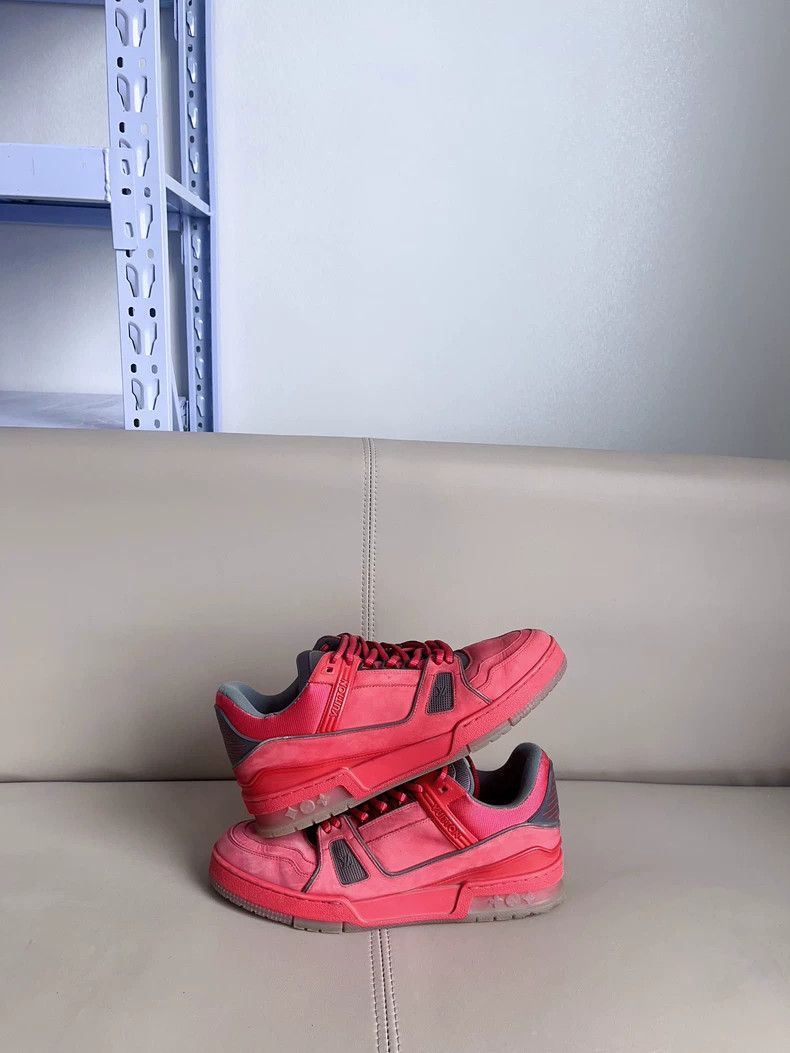Louis Vuitton Louis Vuitton LV Trainer Sneakers - dmc Size US 10.5 / EU 43-44 - 7 Thumbnail