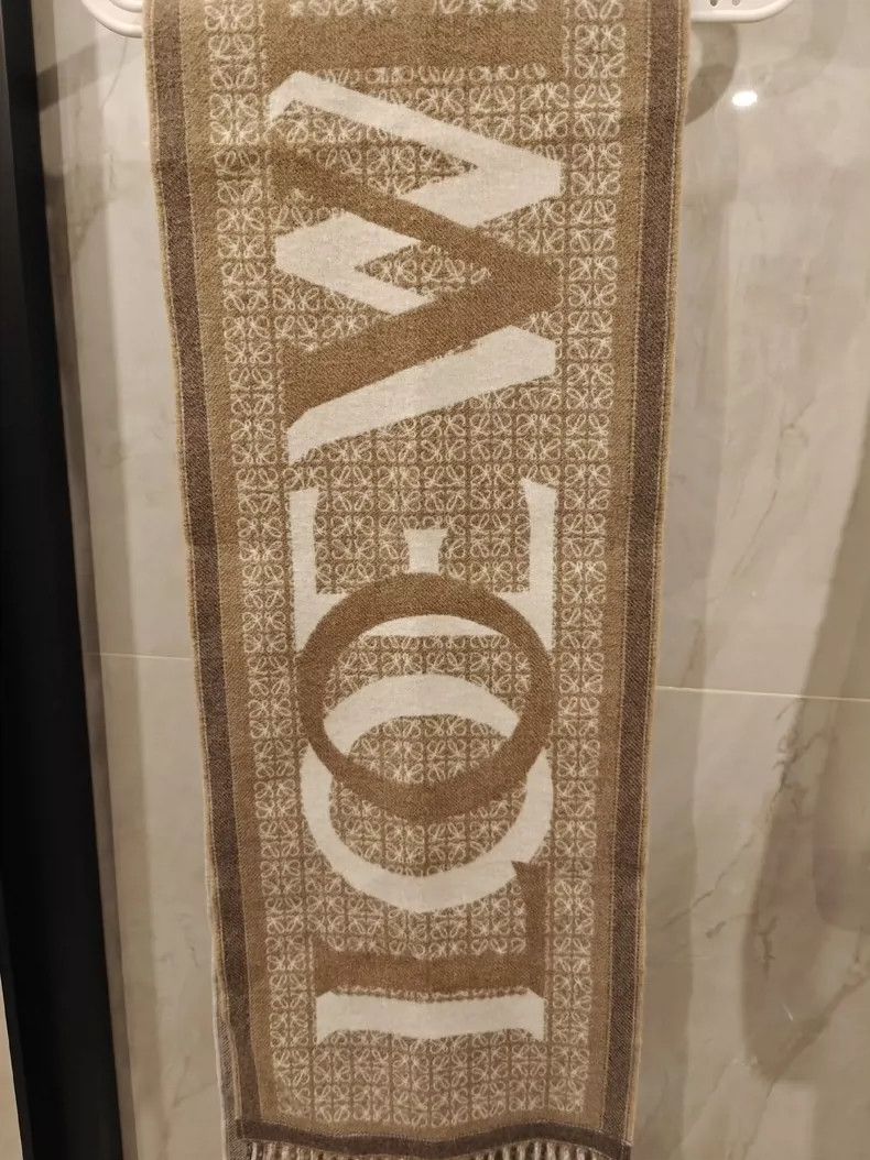 Loewe Loewe Women's Wool Cashmere Scarf - dmc Size ONE SIZE - 2 Thumbnail