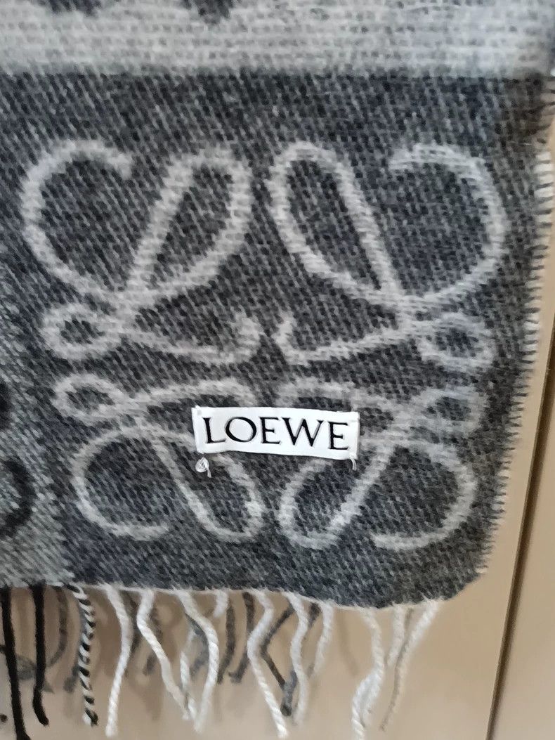 Loewe Loewe Autumn Winter Wool Scarf - dmc Size ONE SIZE - 2 Thumbnail