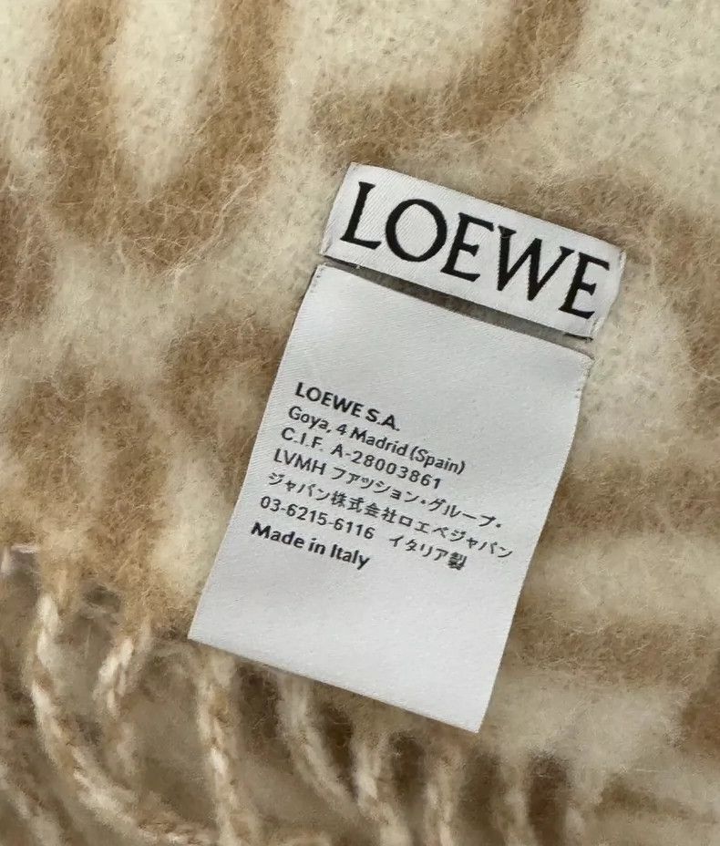 Loewe Loewe Wool Alpaca Double-Sided Scarf - dmc Size ONE SIZE - 4 Thumbnail