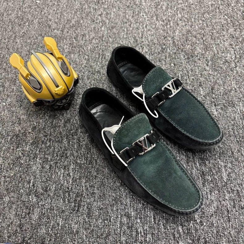Louis Vuitton Louis Vuitton Olive Suede Driving Loafers - dmc Size US 9.5 / EU 42-43 - 2 Thumbnail