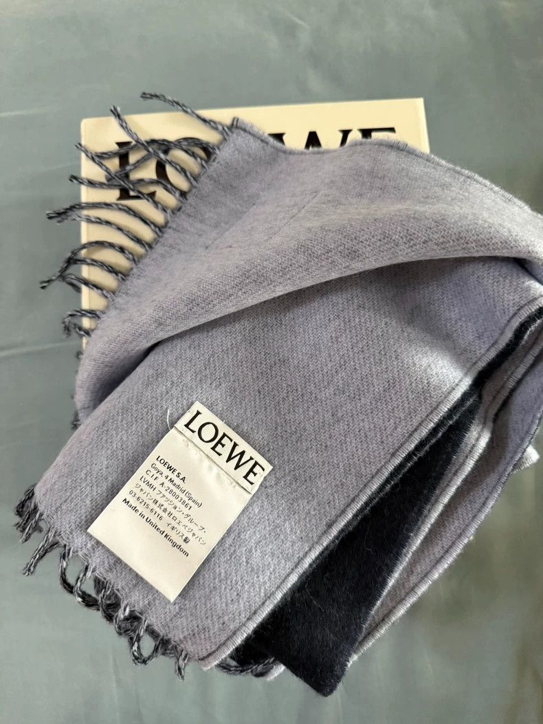 Loewe LOEWE Double-Sided Wool Scarf - dmc Size ONE SIZE - 2 Thumbnail