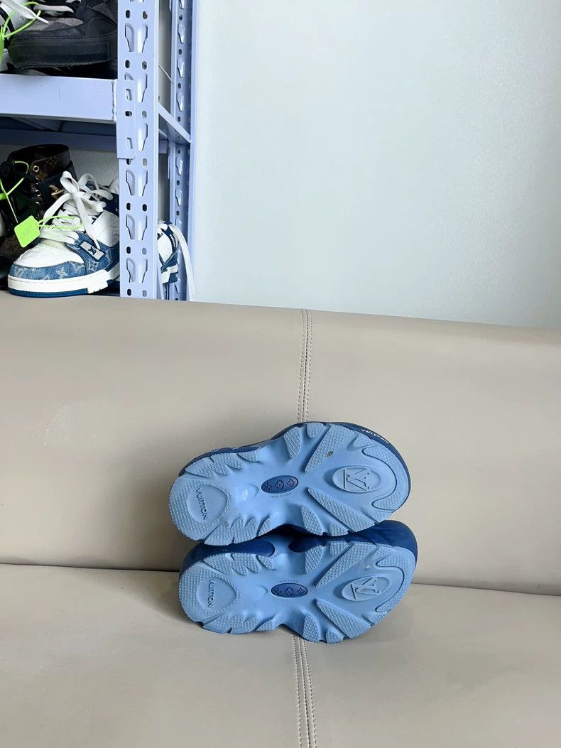 Louis Vuitton Louis Vuitton LV Shark Blue Slippers - dmc Size US 9.5 / EU 42-43 - 8 Thumbnail