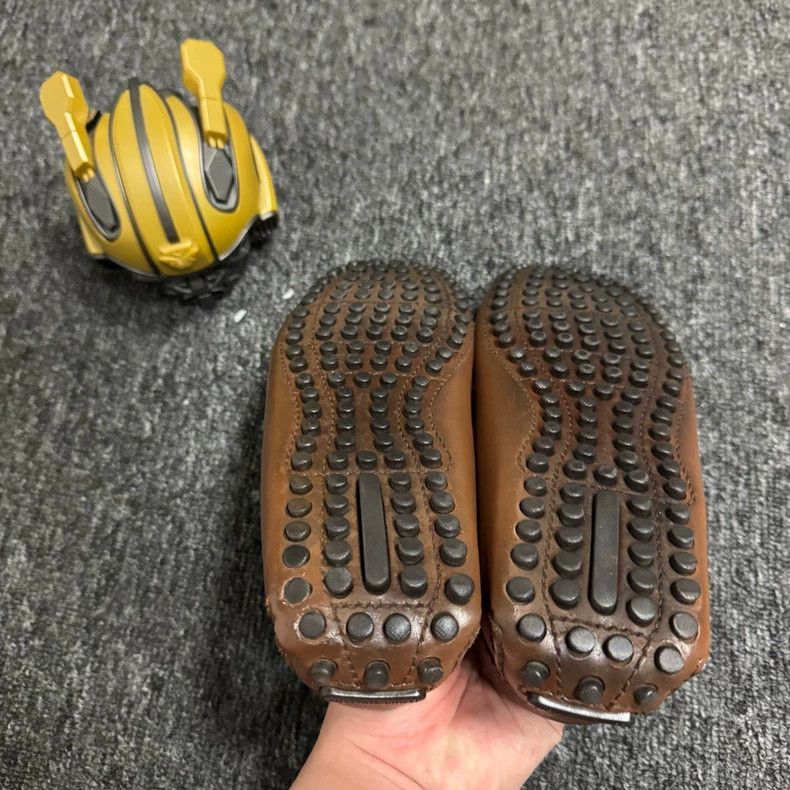 Louis Vuitton Louis Vuitton Brown Leather Driving Loafers - dmc Size US 7.5 / EU 40-41 - 6 Thumbnail