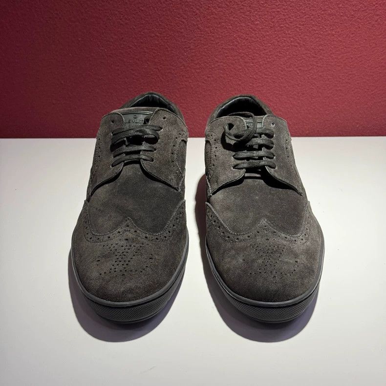 Louis Vuitton Louis Vuitton Brown Leather Dress Shoes - dmc Size US 7.5 / EU 40-41 - 2 Thumbnail