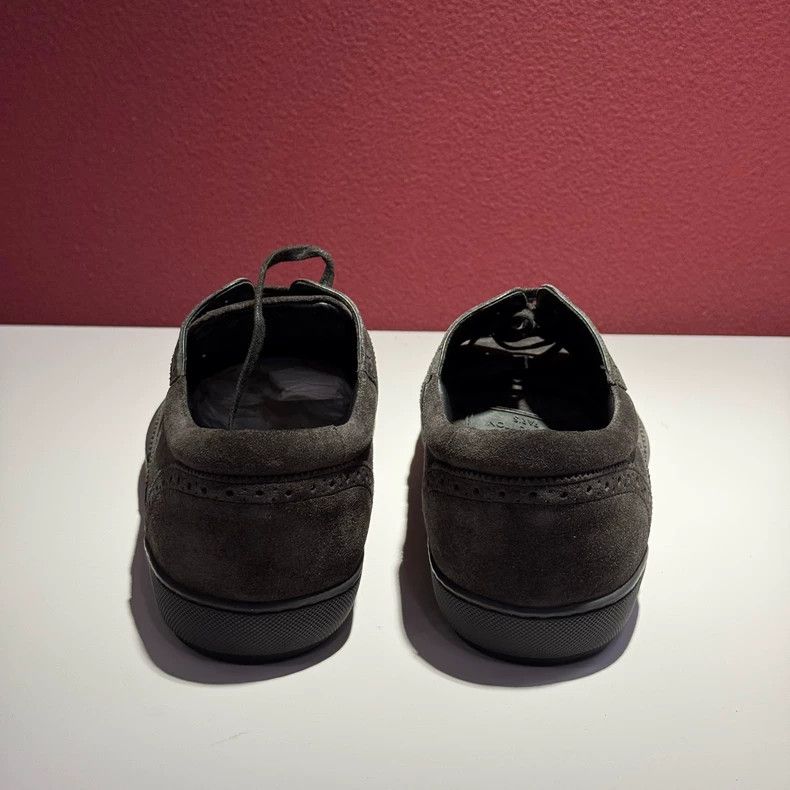 Louis Vuitton Louis Vuitton Brown Leather Dress Shoes - dmc Size US 7.5 / EU 40-41 - 4 Thumbnail