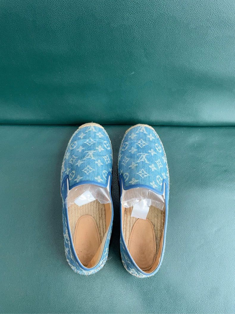 Louis Vuitton Louis Vuitton Blue Espadrilles Shoes - dmc Size US 10.5 / EU 43-44 - 2 Thumbnail