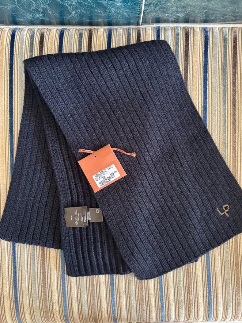Loro Piana Loro Piana Ribbed Cashmere Scarf - dmc Size ONE SIZE - 3 Thumbnail