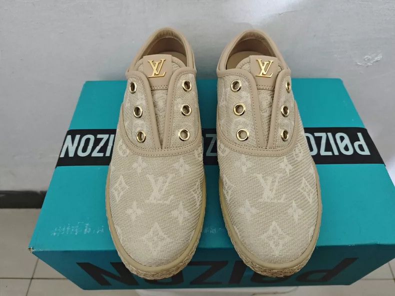 Louis Vuitton LV Low-Top Slip-On Casual Shoes - dmc Size US 6.5 / EU 39-40 - 2 Thumbnail