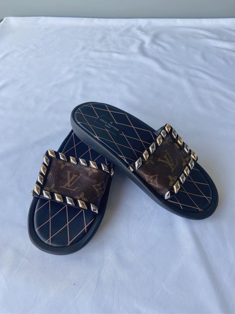Louis Vuitton Louis Vuitton Monogram Slippers - dmc Size US 5 / EU 37 - 2 Thumbnail