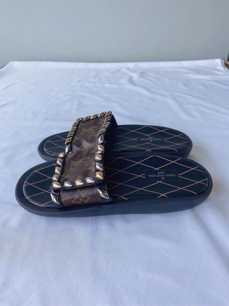 Louis Vuitton Louis Vuitton Monogram Slippers - dmc Size US 5 / EU 37 - 4 Thumbnail