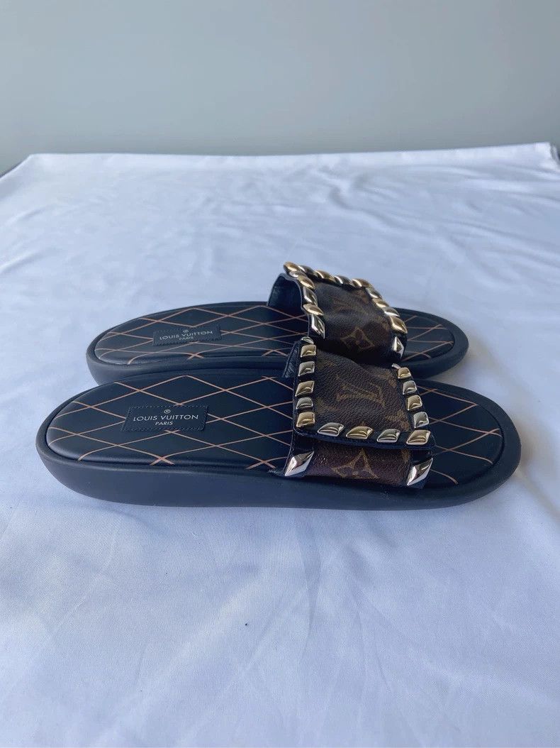 Louis Vuitton Louis Vuitton Monogram Slippers - dmc Size US 5 / EU 37 - 3 Thumbnail