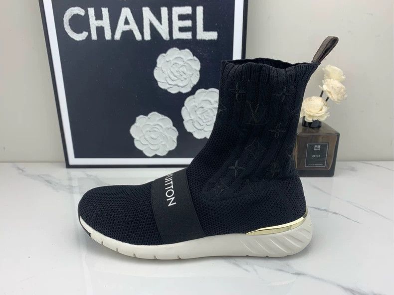 Louis Vuitton Louis Vuitton Aftergame Black Sneakers - dmc Size US 5 / EU 37 - 3 Thumbnail