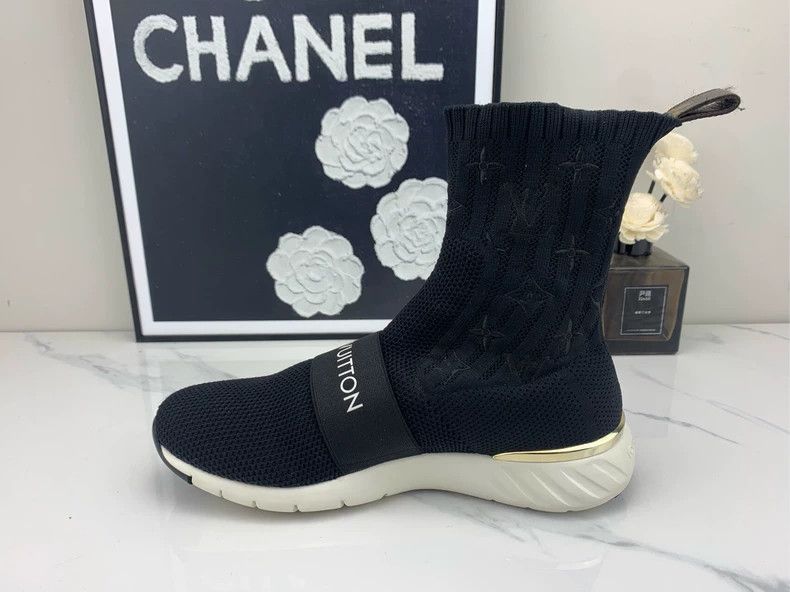 Louis Vuitton Louis Vuitton Aftergame Black Sneakers - dmc Size US 5 / EU 37 - 2 Thumbnail
