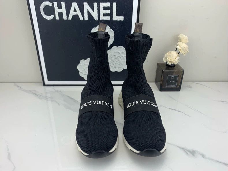 Louis Vuitton Louis Vuitton Aftergame Black Sneakers - dmc Size US 5 / EU 37 - 5 Thumbnail