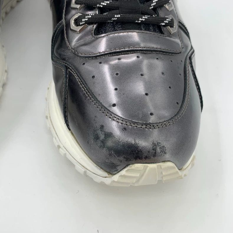 Louis Vuitton Louis Vuitton Black Leather Sneakers - dmc Size US 8.5 / EU 41-42 - 8 Thumbnail