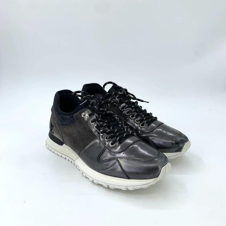 Louis Vuitton Louis Vuitton Black Leather Sneakers - dmc Size US 8.5 / EU 41-42 - 2 Thumbnail