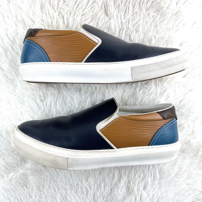 Louis Vuitton Louis Vuitton Colorblock Slip-On Sneakers - dmc Size US 9.5 / EU 42-43 - 5 Thumbnail