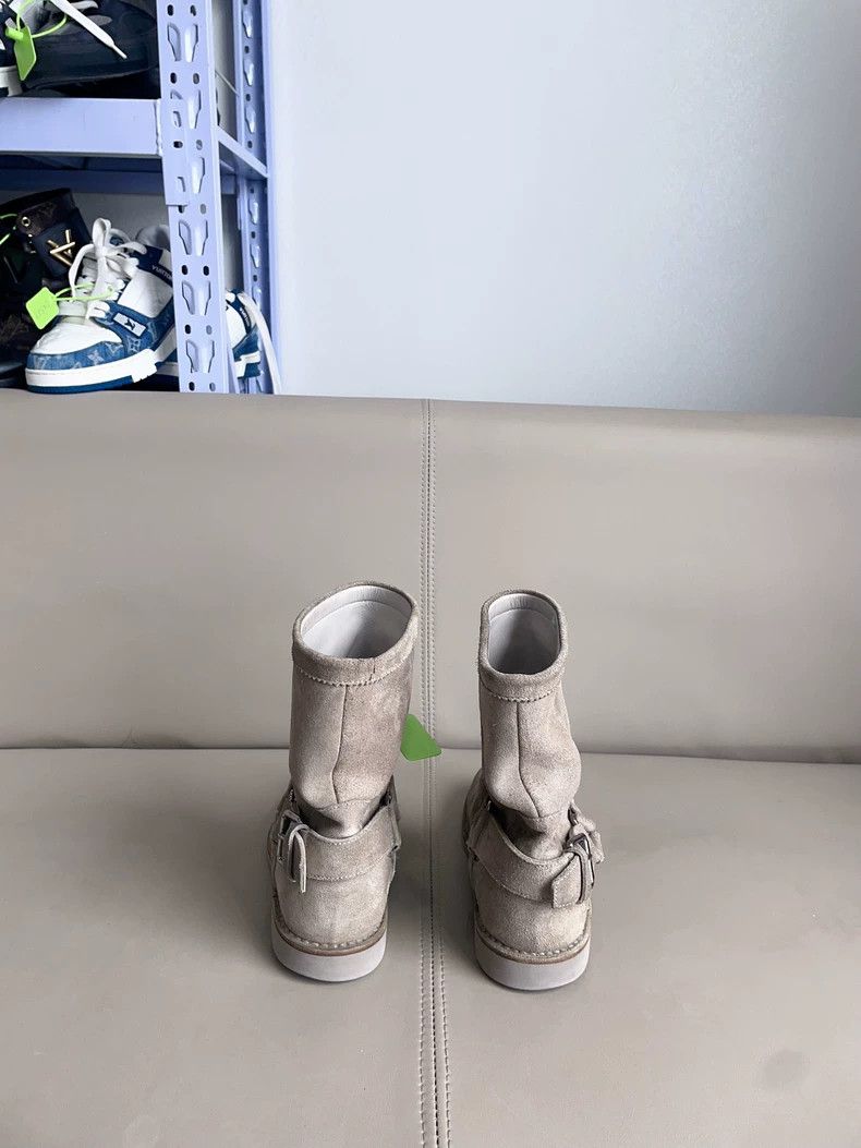 Louis Vuitton Louis Vuitton Beige High-Top Suede Boots - dmc Size US 8.5 / EU 41-42 - 4 Thumbnail