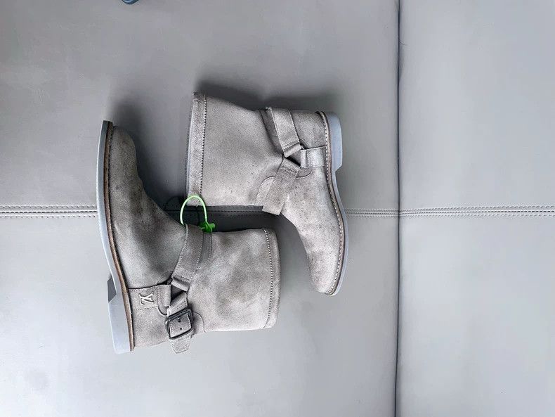 Louis Vuitton Louis Vuitton Beige High-Top Suede Boots - dmc Size US 8.5 / EU 41-42 - 7 Thumbnail