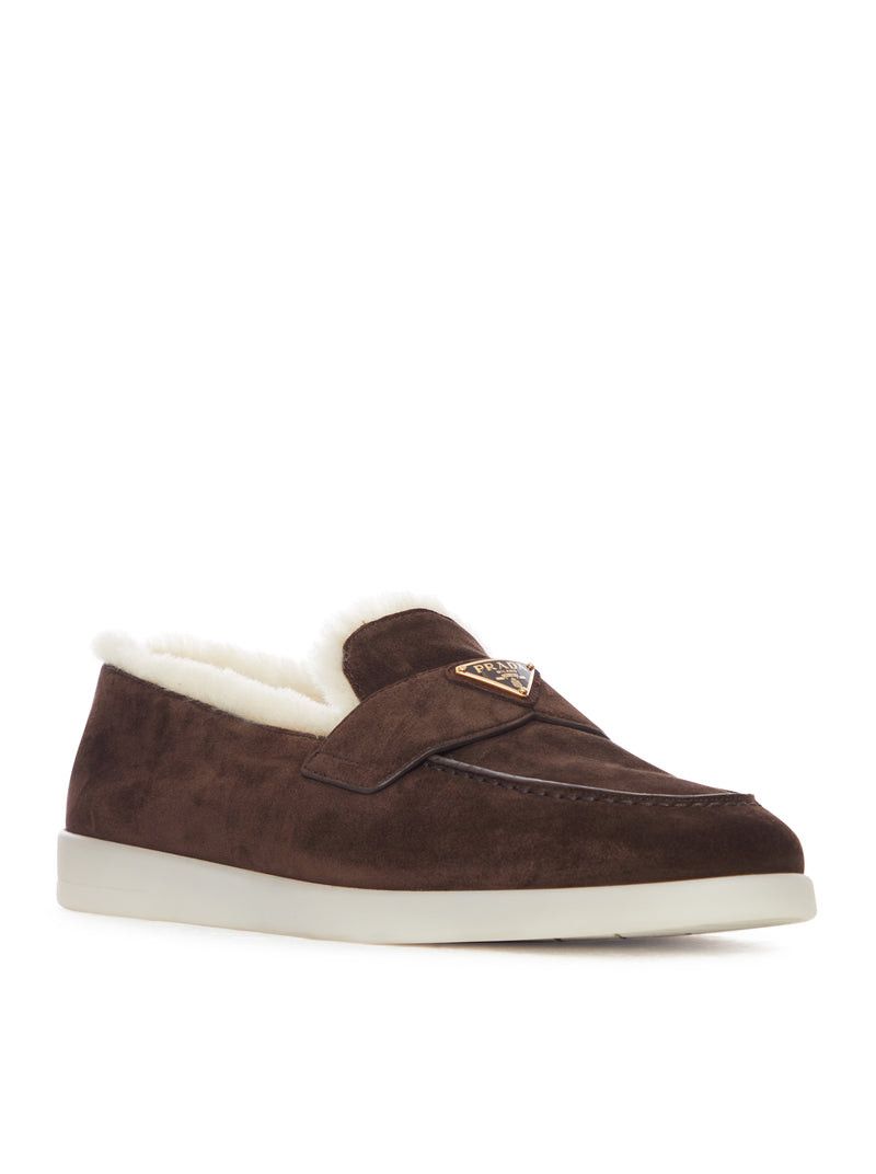 Prada SUEDE LOAFERS Size US 9.5 / EU 42-43 - 2 Thumbnail