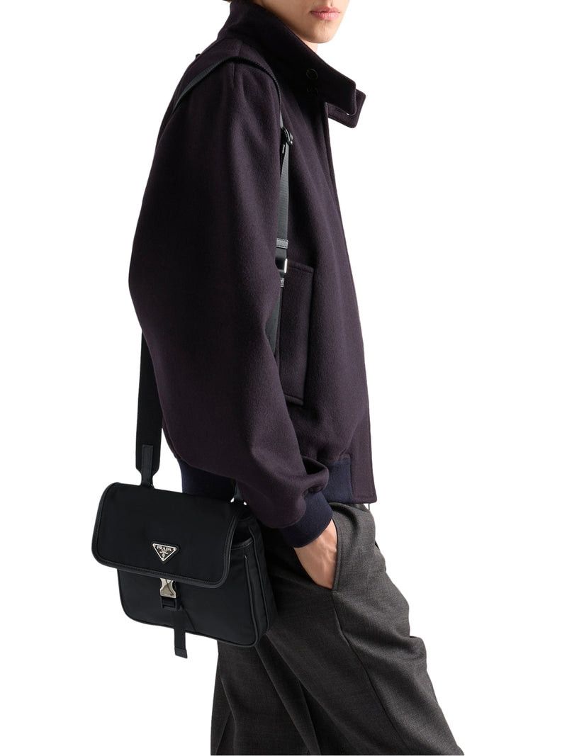Prada RE-NYLON AND SAFFIANO SHOULDER BAG Size ONE SIZE - 2 Thumbnail