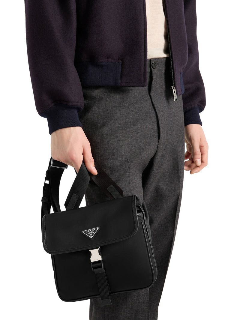 Prada RE-NYLON AND SAFFIANO SHOULDER BAG Size ONE SIZE - 3 Thumbnail