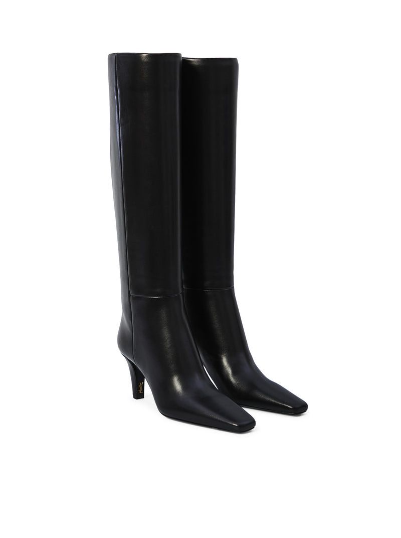 Saint Laurent Paris JILL LEATHER BOOTS Size US 7 / IT 37 - 2 Thumbnail