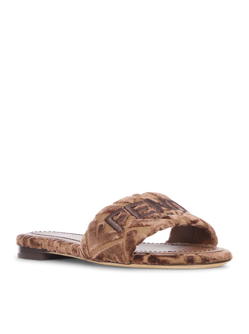 Fendi SUNSHINE SLIDES SANDALS Size US 6.5 / IT 36.5 - 2 Thumbnail