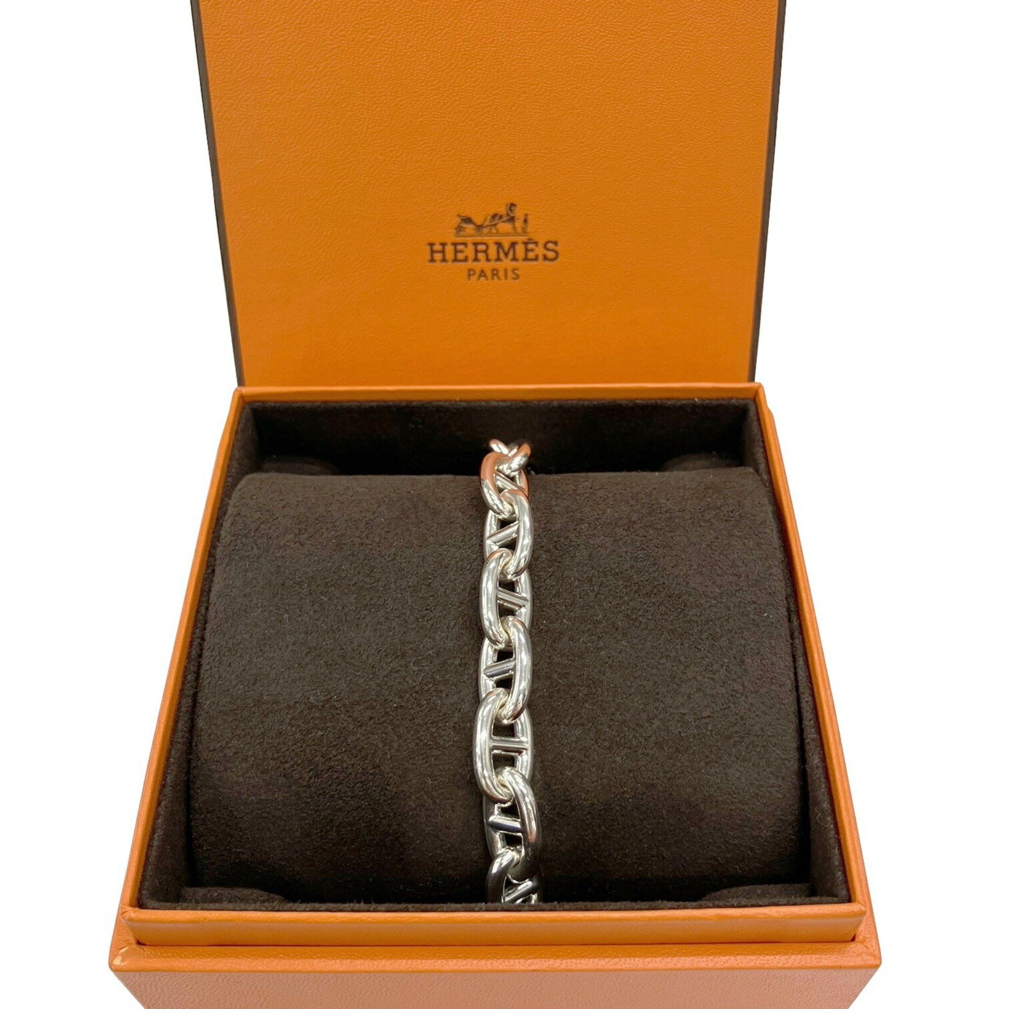 Hermes HERMES Chaine d'Ancre MM Bracelet, 14 Links, SV925 Silver, Women's Size ONE SIZE - 5 Thumbnail
