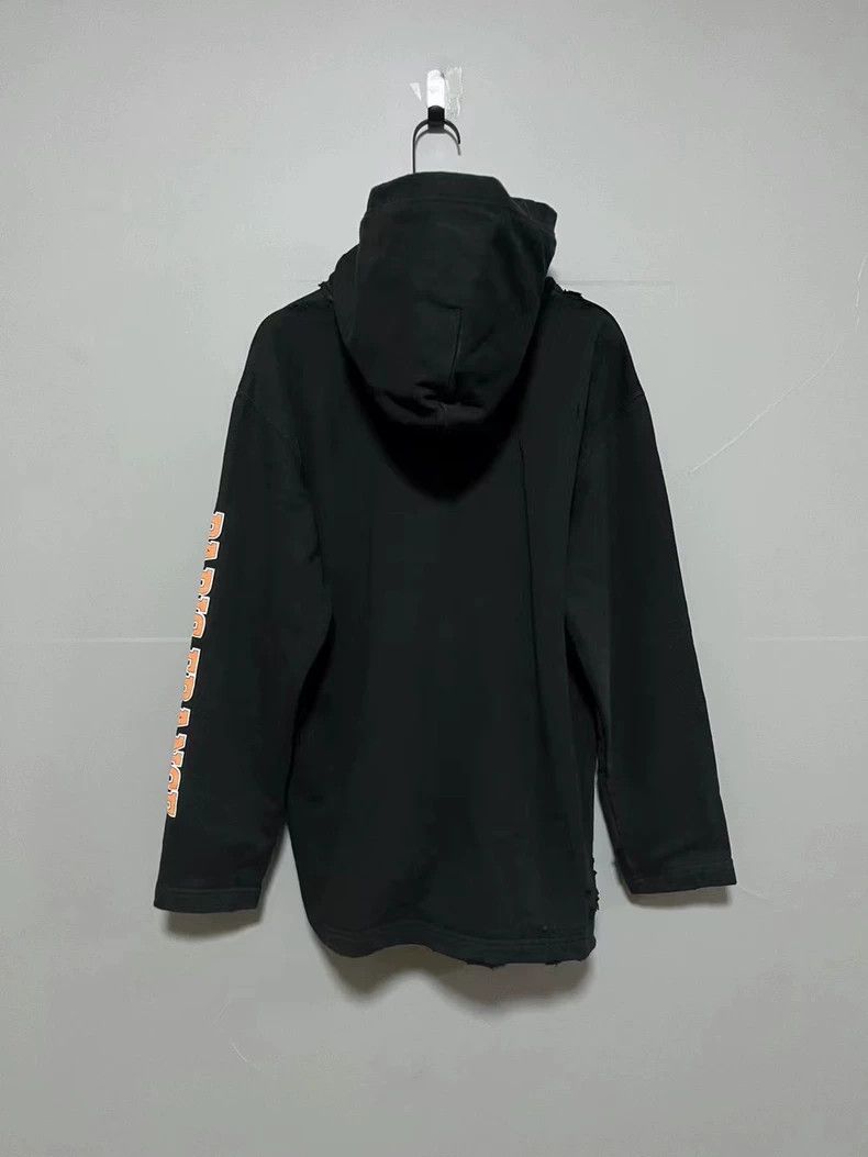 Balenciaga Balenciaga Washed Distressed Hoodie - dmc Size US S / EU 44-46 / 1 - 2 Thumbnail