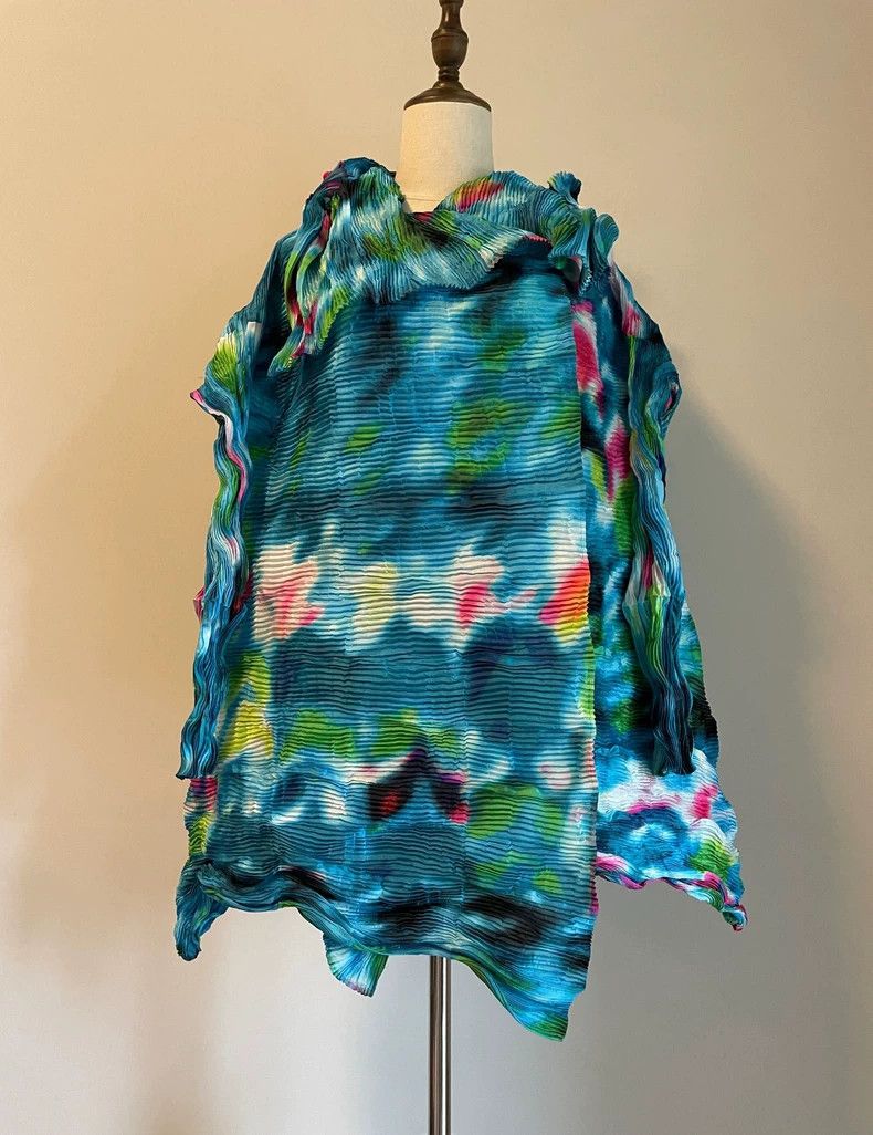 Issey Miyake Issey Miyake Pleated Oil Painting Jacket - dmc Size US M / EU 48-50 / 2 - 7 Thumbnail