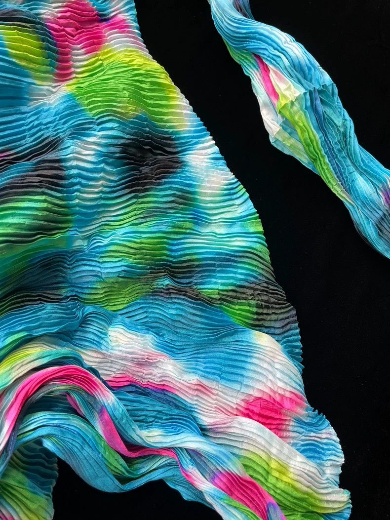 Issey Miyake Issey Miyake Pleated Oil Painting Jacket - dmc Size US M / EU 48-50 / 2 - 4 Thumbnail