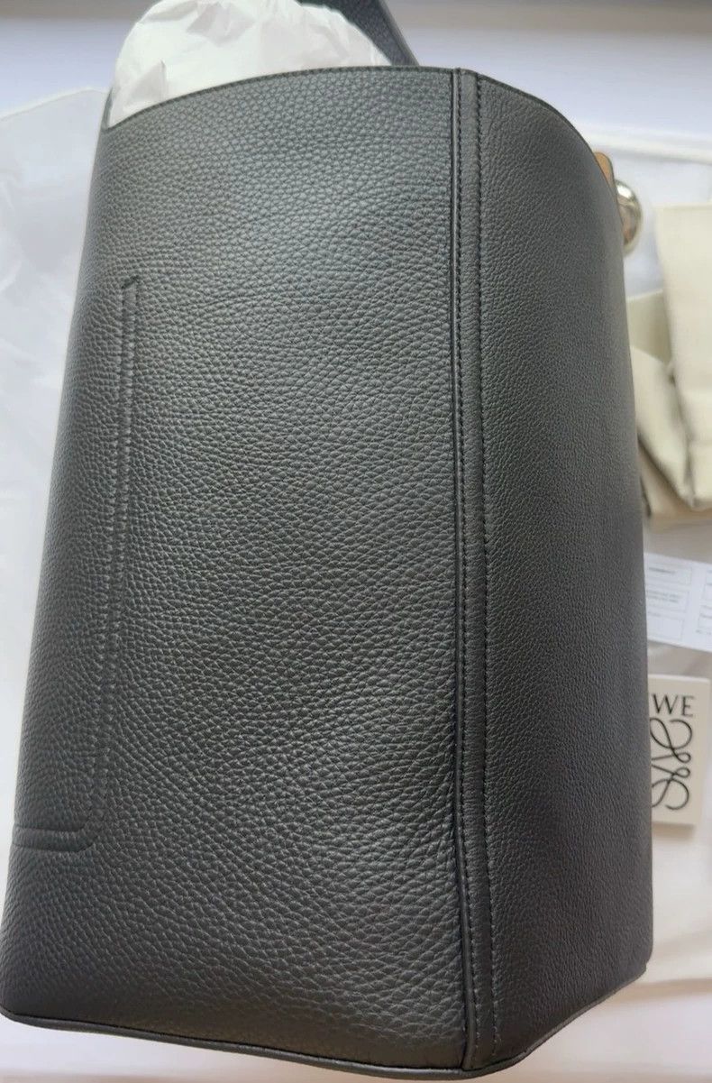 Loewe Loewe Pebble Bucket Bag Large Black - dmc Size ONE SIZE - 4 Thumbnail