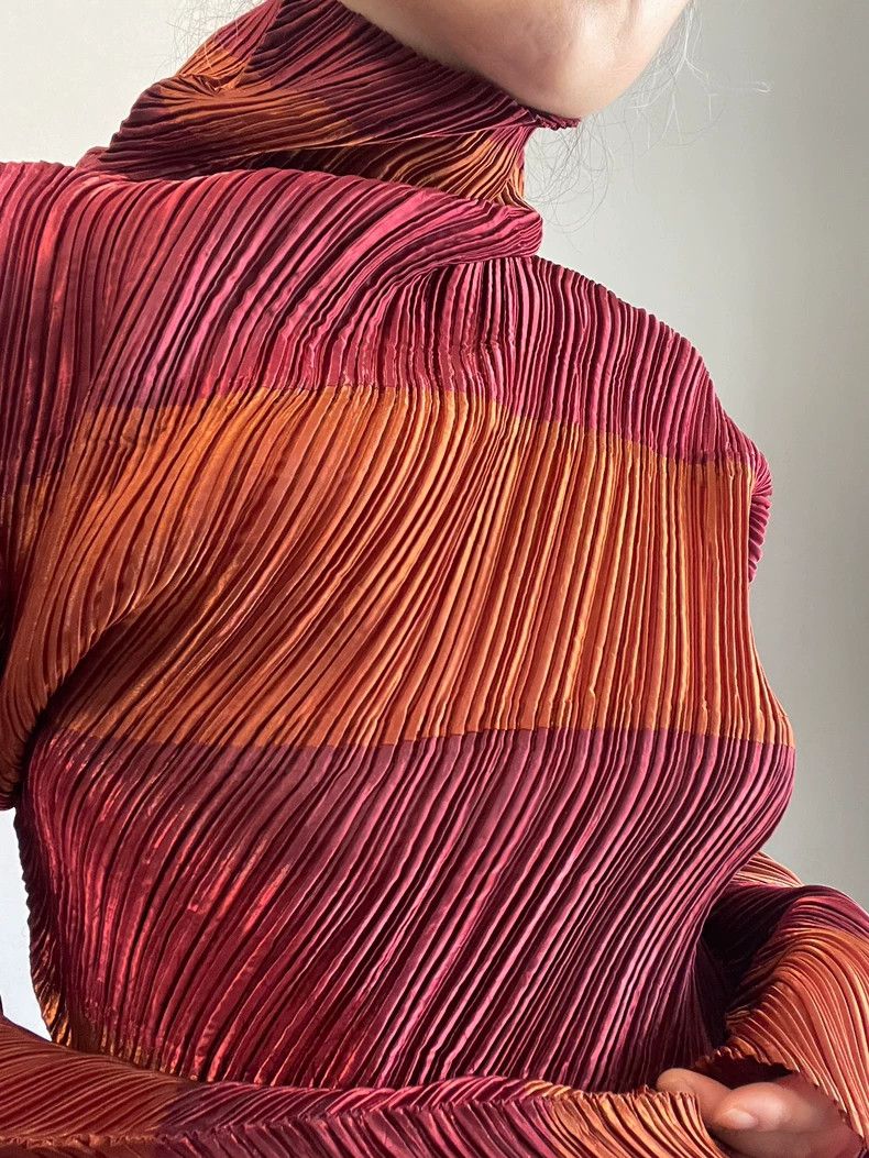 Issey Miyake Issey Miyake Main Line Pleated Top - dmc Size US M / EU 48-50 / 2 - 4 Thumbnail