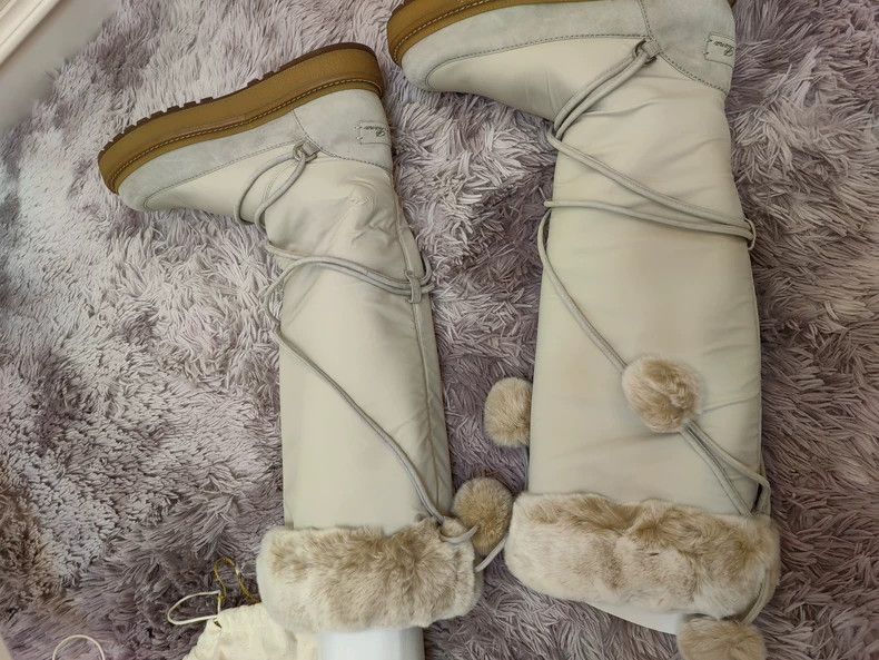 Loro Piana Loro Piana Beige Snow Boots - dmc Size US 6.5 / EU 39-40 - 2 Thumbnail