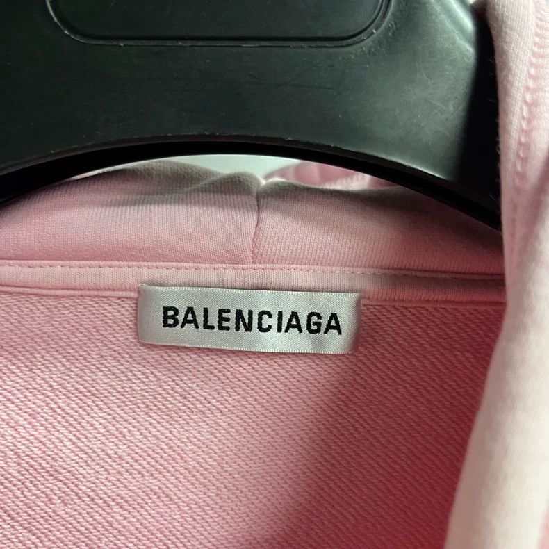 Balenciaga Balenciaga Pink Letter Print Hoodie - dmc Size US M / EU 48-50 / 2 - 3 Thumbnail