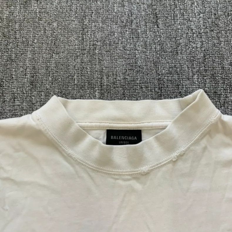 Balenciaga Balenciaga Mirror Logo Short Sleeve T-shirt - dmc Size US M / EU 48-50 / 2 - 5 Thumbnail