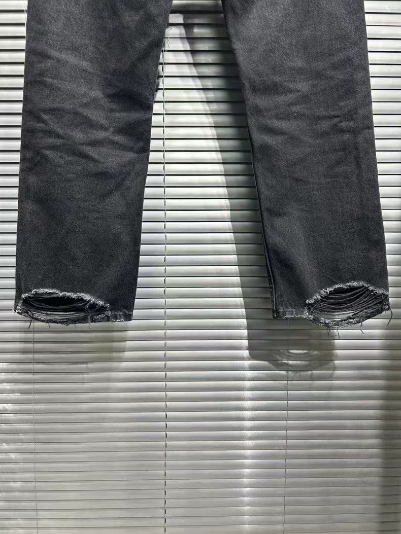 Balenciaga Balenciaga Distressed Black Gray Jeans - dmc Size US 29 - 4 Thumbnail