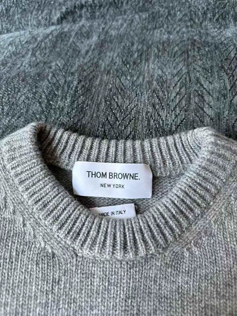 Thom Browne Thom Browne Gray Lobster Four-Bar Sweater - dmc Size US M / EU 48-50 / 2 - 3 Thumbnail