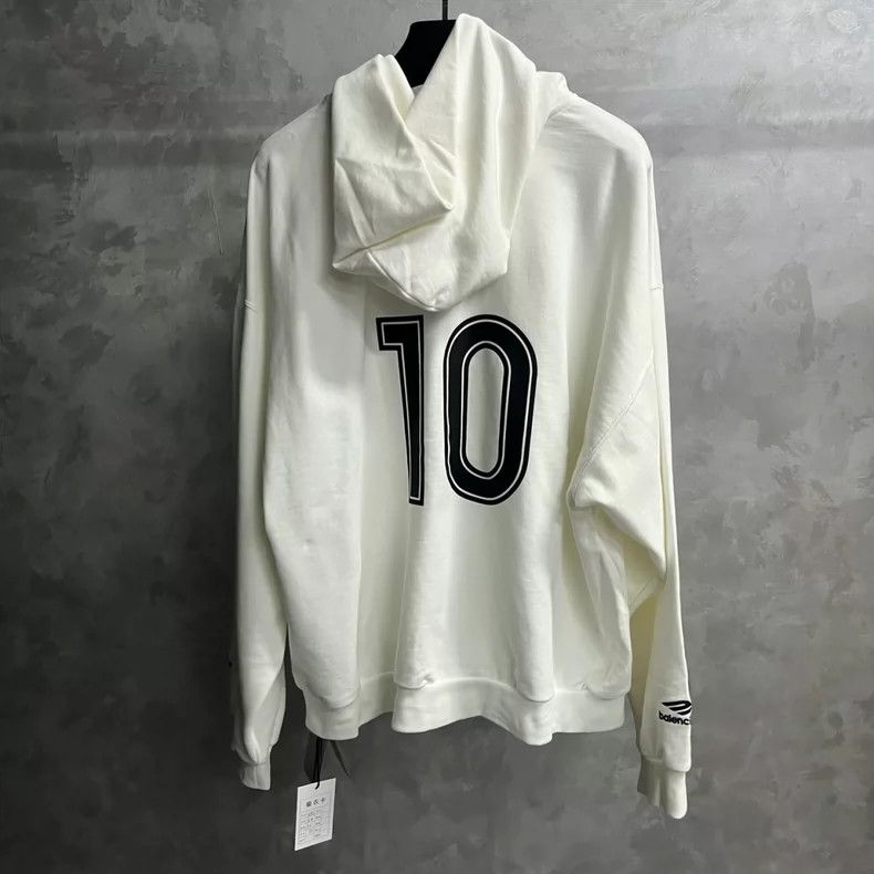 Balenciaga Balenciaga Logo Print Zip Hoodie - dmc Size US XXL / EU 58 / 5 - 2 Thumbnail
