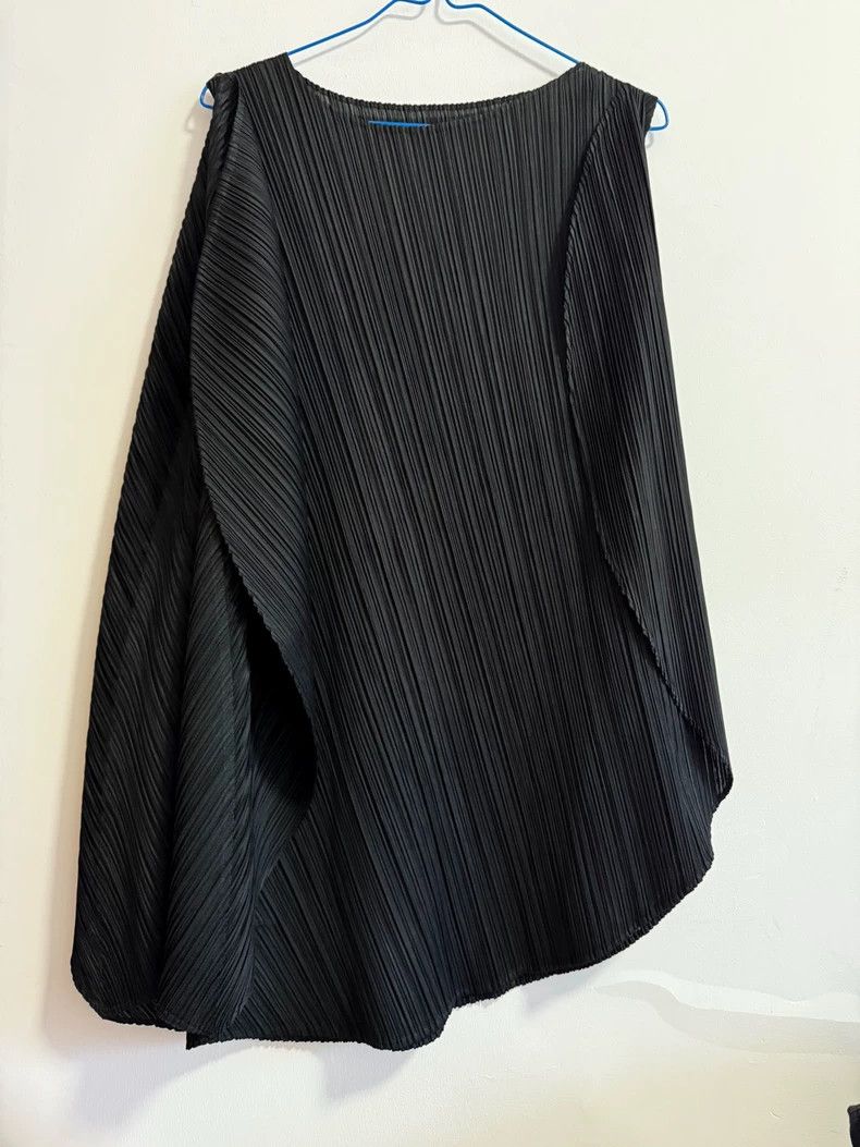 Issey Miyake Issey Miyake Pleated Long Black Top - dmc Size US M / EU 48-50 / 2 - 4 Thumbnail