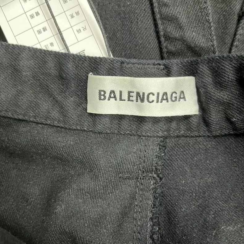 Balenciaga Balenciaga Black Denim Maxi Skirt with Hardware - dmc Size US 38 / EU 54 - 3 Thumbnail