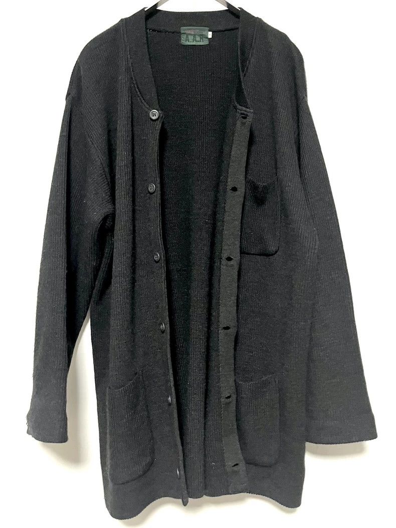 Yohji Yamamoto Yohji Yamamoto AAR Wool Cardigan - dmc Size US M / EU 48-50 / 2 - 3 Thumbnail