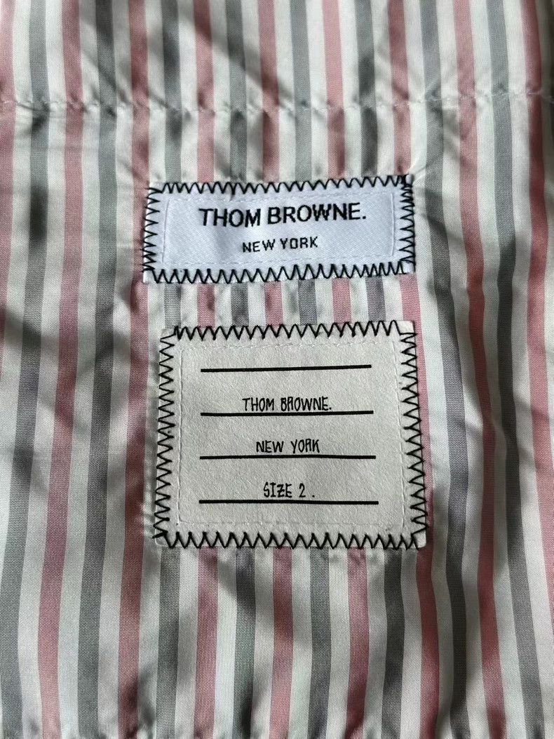 Thom Browne Thom Browne Blue Quilted Down Jacket - dmc Size US M / EU 48-50 / 2 - 4 Thumbnail