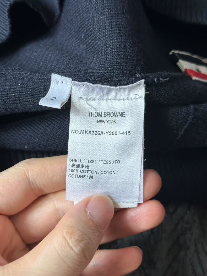 Thom Browne Thom Browne Double-Sleeve Stripe Sweater - dmc Size US M / EU 48-50 / 2 - 4 Thumbnail