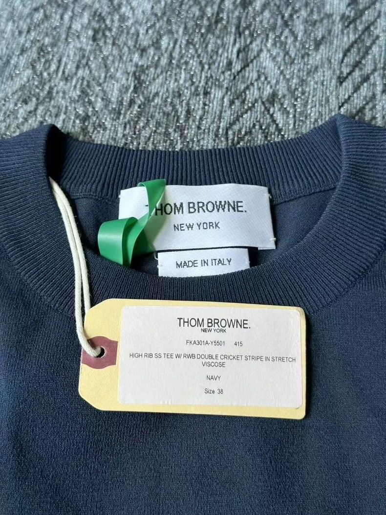 Thom Browne Thom Browne TB Short Sleeve Knit Top - dmc Size US M / EU 48-50 / 2 - 4 Thumbnail