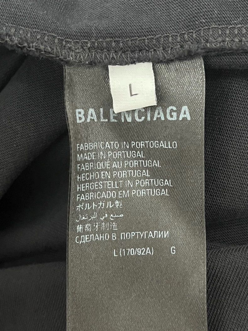 Balenciaga Balenciaga Paris Logo Short Sleeve T-shirt - dmc Size US L / EU 52-54 / 3 - 5 Thumbnail