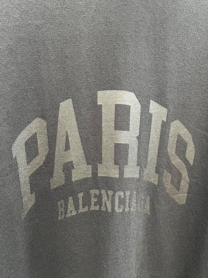 Balenciaga Balenciaga Paris Logo Short Sleeve T-shirt - dmc Size US L / EU 52-54 / 3 - 3 Thumbnail