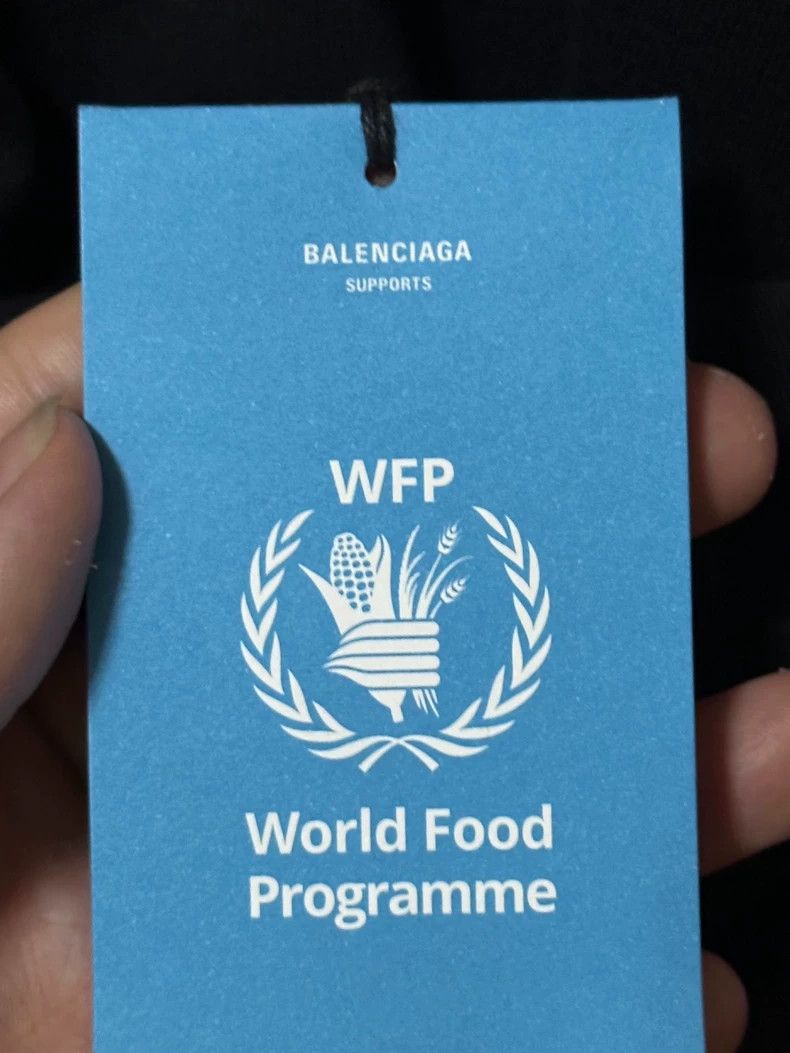 Balenciaga Balenciaga WFP Charity Wheat Ear Short Sleeve Tee - dmc Size US S / EU 44-46 / 1 - 9 Thumbnail